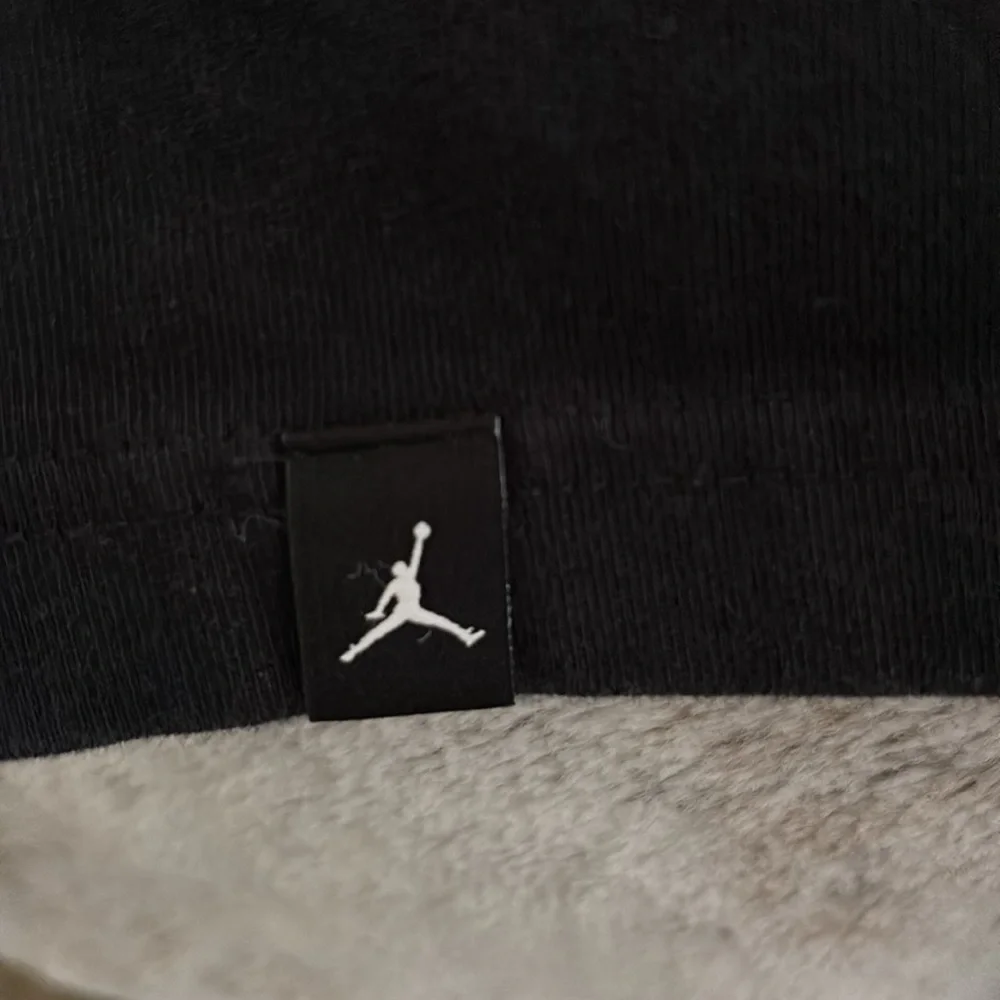 Nike Air Jordan Black Tee with Red Logo Size L